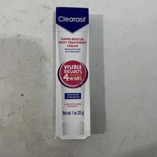 Clearasil Rapid Rescue Spot Treatment Cream Maximum Strength Exp 07/2026