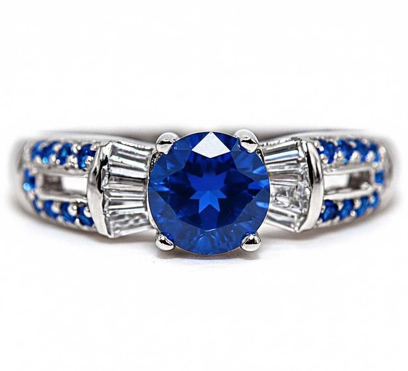 3CT Heat Treated Kyanite 925 Sterling Silver Ring Jewelry Sz 9