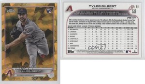 2022 Topps Chrome Sapphire Edition Gold /50 Tyler Gilbert #130 Rookie RC