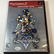 Kingdom Hearts II Greatest Hits (Playstation 2 PS2, 2006) CIB Tested & Works