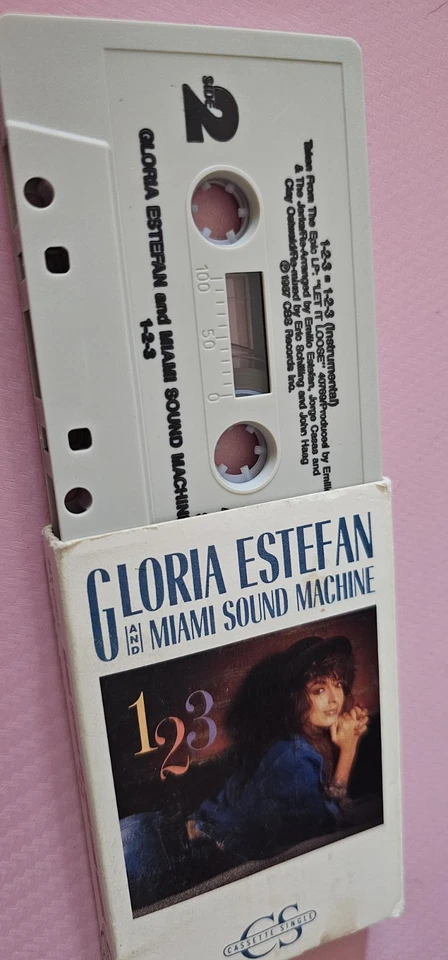 Gloria Estefan/Miami Sound Machine “1-2-3” US Cassette Single used see pics MM - Image 4 of 4