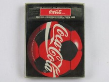 Vintage Coca-Cola Soccer Coaster Set-Set of (4)-1998-Made in the USA-New