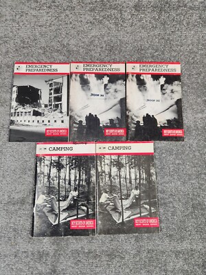   Boy Scouts of America BSA Merit Badge Series Books Vintage Book Lot of 6