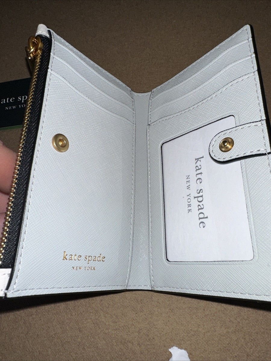Kate Spade NY Morgan Matchbox Embossed Small Slim Bifold Wallet