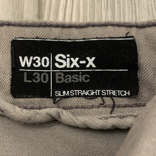 Buffalo David Bitton Six-x Jeans Mens 30x30 Gray Slim Straight Stretch SEE PICS - Picture 4 of 10