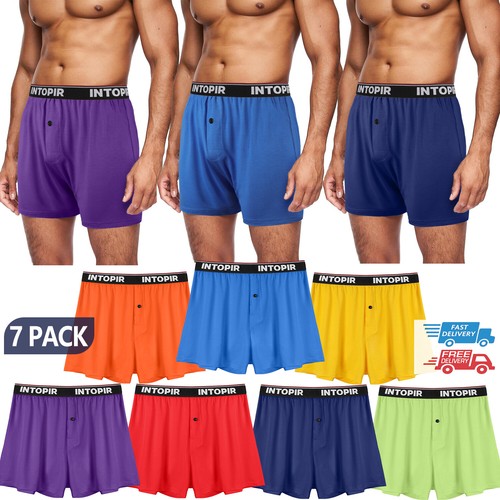 7 PACK Men Comfort Wear Underwear Shorts Breathable Boxer Briefs fo Men US - 第 1/28 張圖片