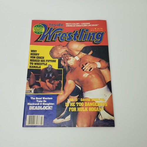 (2) Inside Wrestling Magazine 1985 Hulk Hogan Lou Albano Cyndi Lauper WWF - Picture 13 of 22