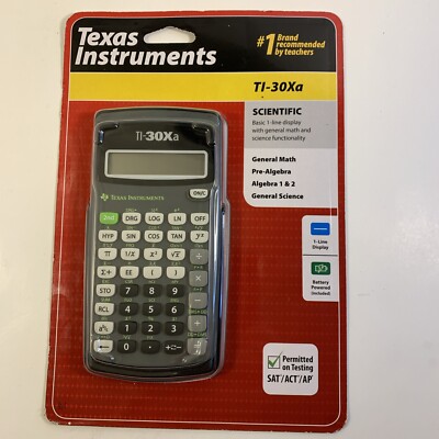 Texas Instruments TI-30XA Scientific Calculator New Sealed