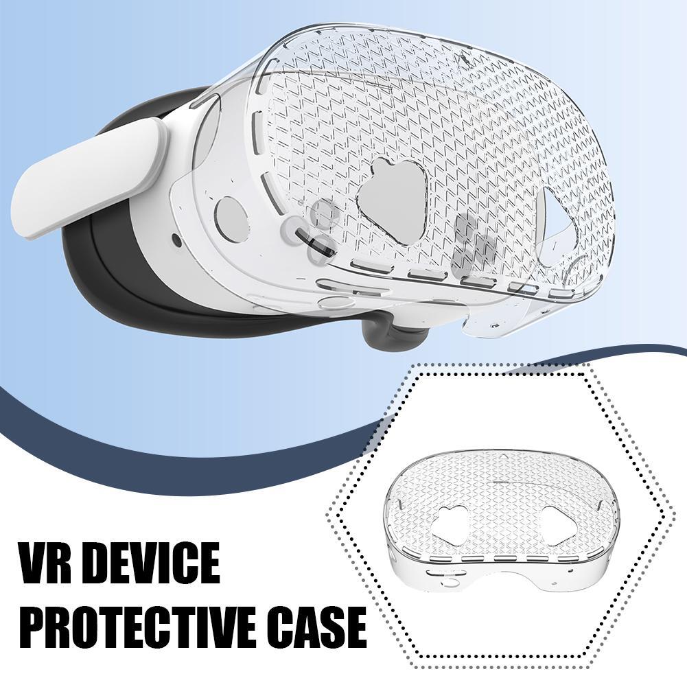 New VR Clear Shell Protective Cover for Meta Quest 3 Screen Protector