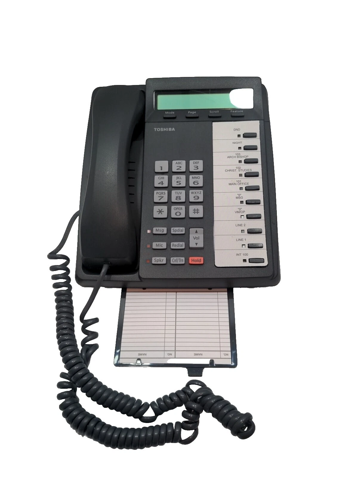 Teléfono de negocios Toshiba los sistemas convencionales