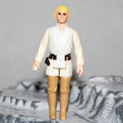 STAR WARS Figur Luke Skywalker Farmboy 3 Line   KENNER   GMFGI 1977 HONG KONG