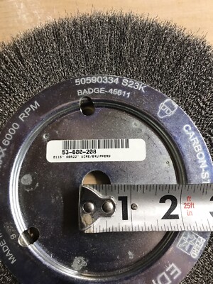 53-600-208 8'' x 0115  ABR22 BRU PFERD Fine Narrow Face Crimped Wire Wheel