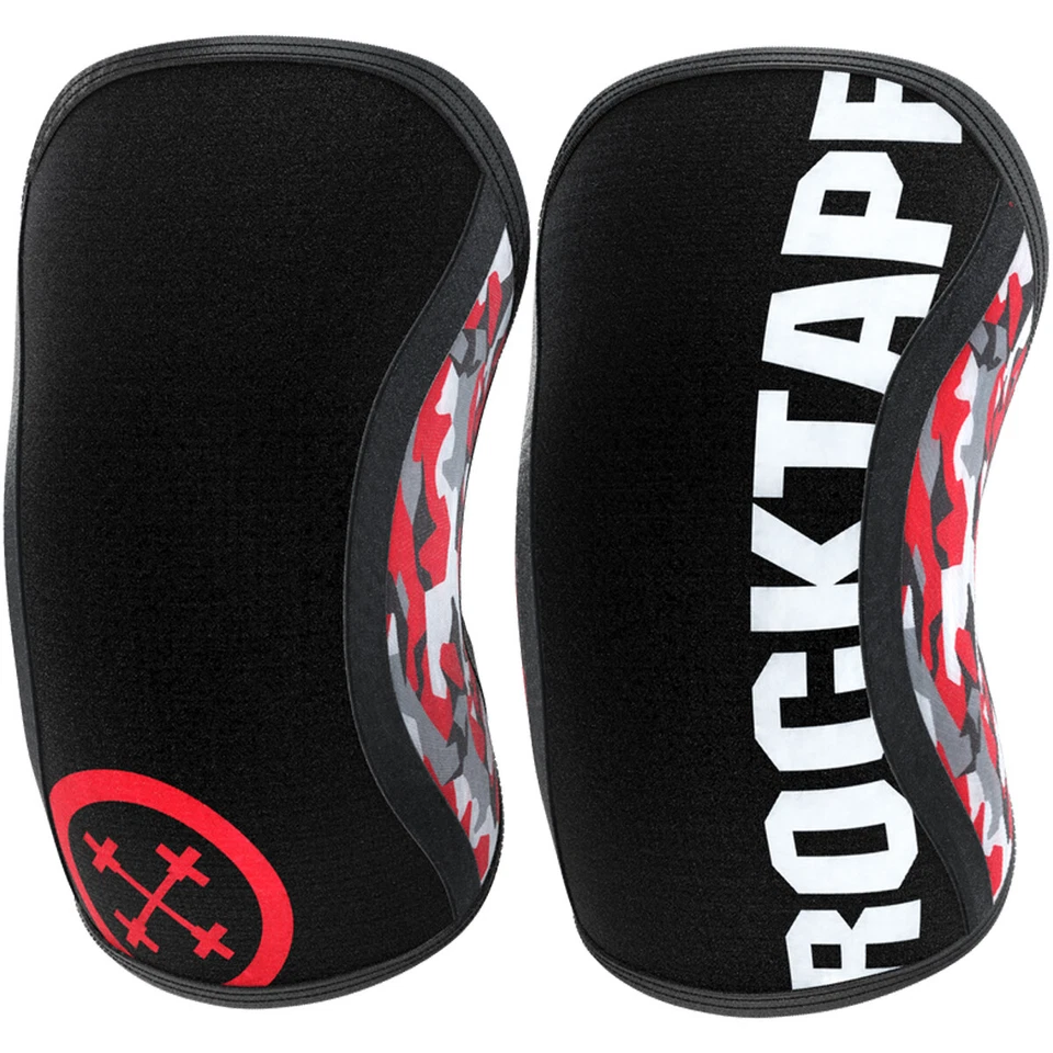 RockTape Assassins Compression Knee Support Sleeves - Red Camo - Image 1 of 1