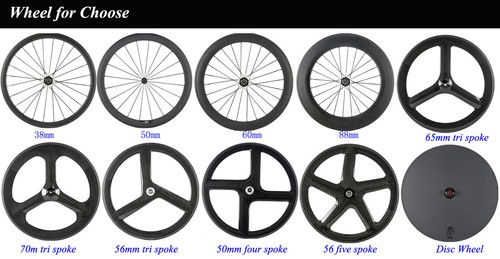 700C 50mm 23mm Biciclette Ruote Carbonio Anteriore e posteriore Ruote Novatec - Picture 12 of 18