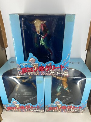 Rare Tekkon Kinkreet Shiro Kuro Figur Jun Planning Lot of 3 Big Boxes