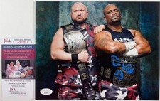 WWE ECW D-Von Dudley Signed Dudley Boyz 8x10 Photo Autograph TNA JSA COA