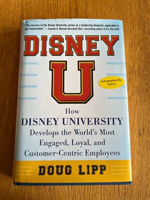*SIGNED* DISNEY U by DOUG LIPP - MCGRAW HILL - H/B D/W - 2013 - £3.25 UK POST
