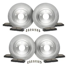 Front & Rear Brake Rotors + Ceramic Pads for Subaru Legacy Outback WRX