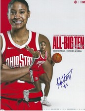 TAYLOR THIERRY Signed 8.5 x 11 Photo WNBA Basketball ATLANTA DREAM Ohio State