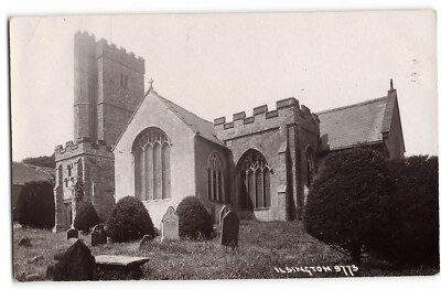Ilsington Kirche Newton Abbott Devon 1910er RPPC Postkarte
