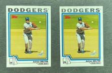2004 Topps Adrian Beltre Card #239 (2 card lot)