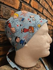 PEANUTS PATRIOTIC SURGICAL SCRUB CAP