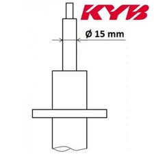 Stoßdämpfer Excel-G KYB 3418014 Vorderachse für Audi A4 A5