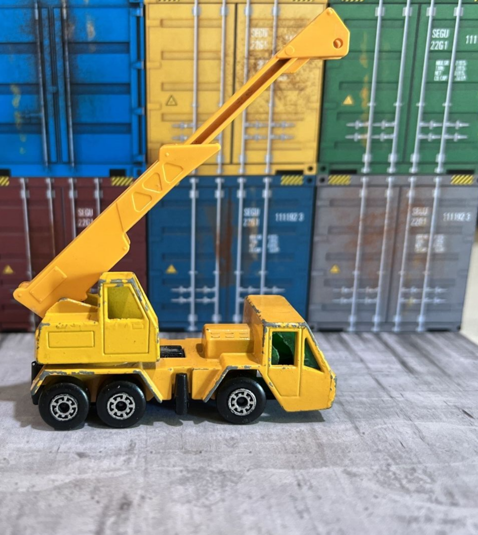 1978 Matchbox Lesney Superfast Yellow Crane Truck No. 49 | eBay