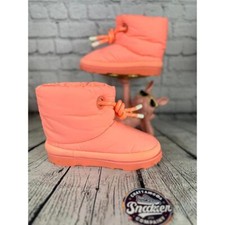 UGG Maxi Short Boots Size 1Y Kids Pink Classic Insulated