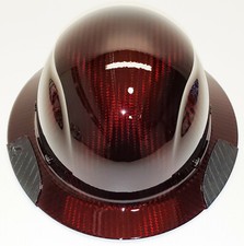 Elevador de fibra de carbono rojo translúcido personalizado DAX fibra de carbono HDC-15KG FB casco duro