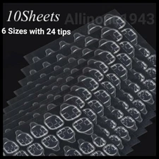 Double-Sided Nail Glue Tape Sticker Adhesive Nail Tabs for Press on Nails Jargod