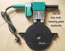 PE Hydraulic Hot Melt Welding Machine Heat Plate Mechanical PE Pipe Butt Welder