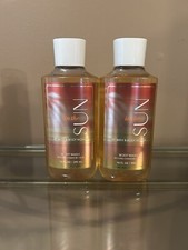 Set of 2 Bath  Body Works In The Sun Body Wash 10 Fl Oz