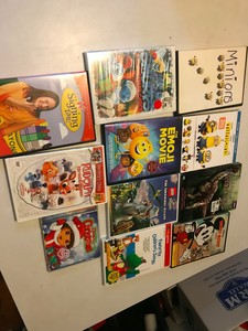 Childrens Dvd Lot Of 10 Minions Emoji Movie Smurfs Disney Plus A Dora Cd Ebay
