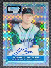 2006 Bowman Draft Chrome Picks X-Fractor /225 Josh Butler Joshua Rookie Auto RC
