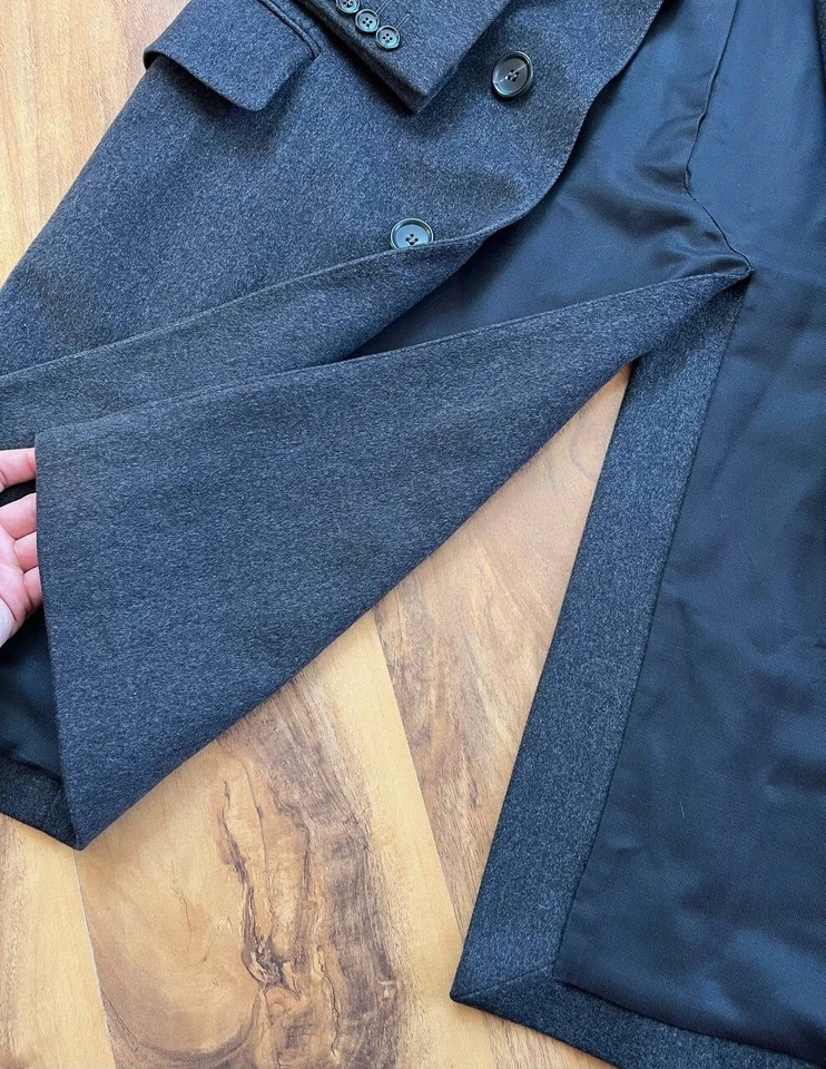 Gucci винтажный мужской шерсти пальто серый длинный Куртка Размер 54 (L/XL) - Изображение 4 из 4