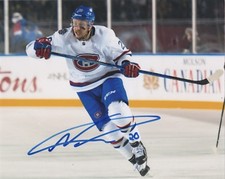 Montreal Canadiens Nicolas Deslauriers Signed Autographed 8x10 NHL Photo COA #4