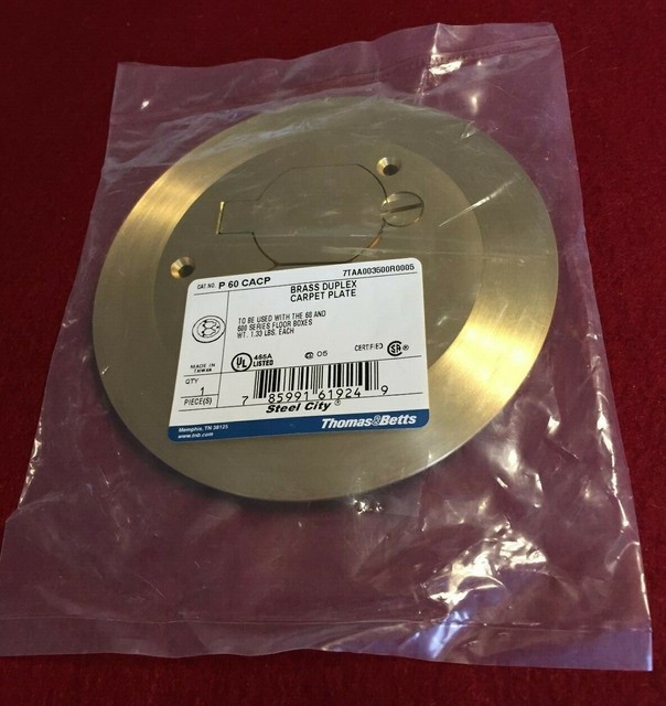 Thomas Betts Steel City Fpt449 Fire Rated Floor Box Poke Through