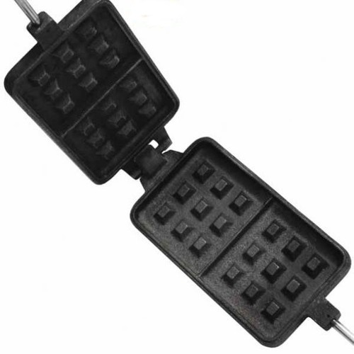 camping cast iron waffle maker
