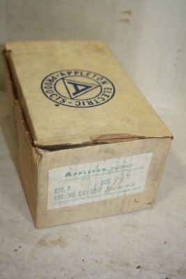 APPLETON EC-150 CONDUIT COUPLING  BOX OF 5