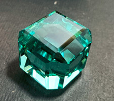 AAA  Large Aquamarine Cube Shape 102.30 Ct. Loose Gemstone for Gift Women/Her