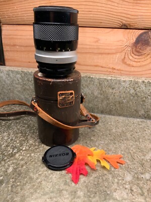 Vtg Nikon Camera Lens/ Nikkor -N / Auto 1:2 / F = 135mm Nippon