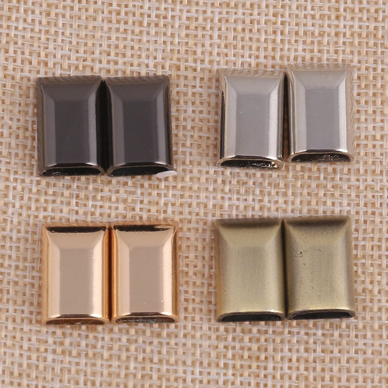 10pcs DIY Metal Zipper Stopper Bottom Stopper Sewing For Garment Tailor Craft - Image 2 of 4