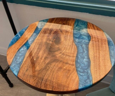 36 '' Personalisiert Epoxid Fluss Kaffee Table Top / Epoxid Holz