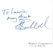 Benedict Cumberbatch signed autographed album page! AMCo COA! 5388