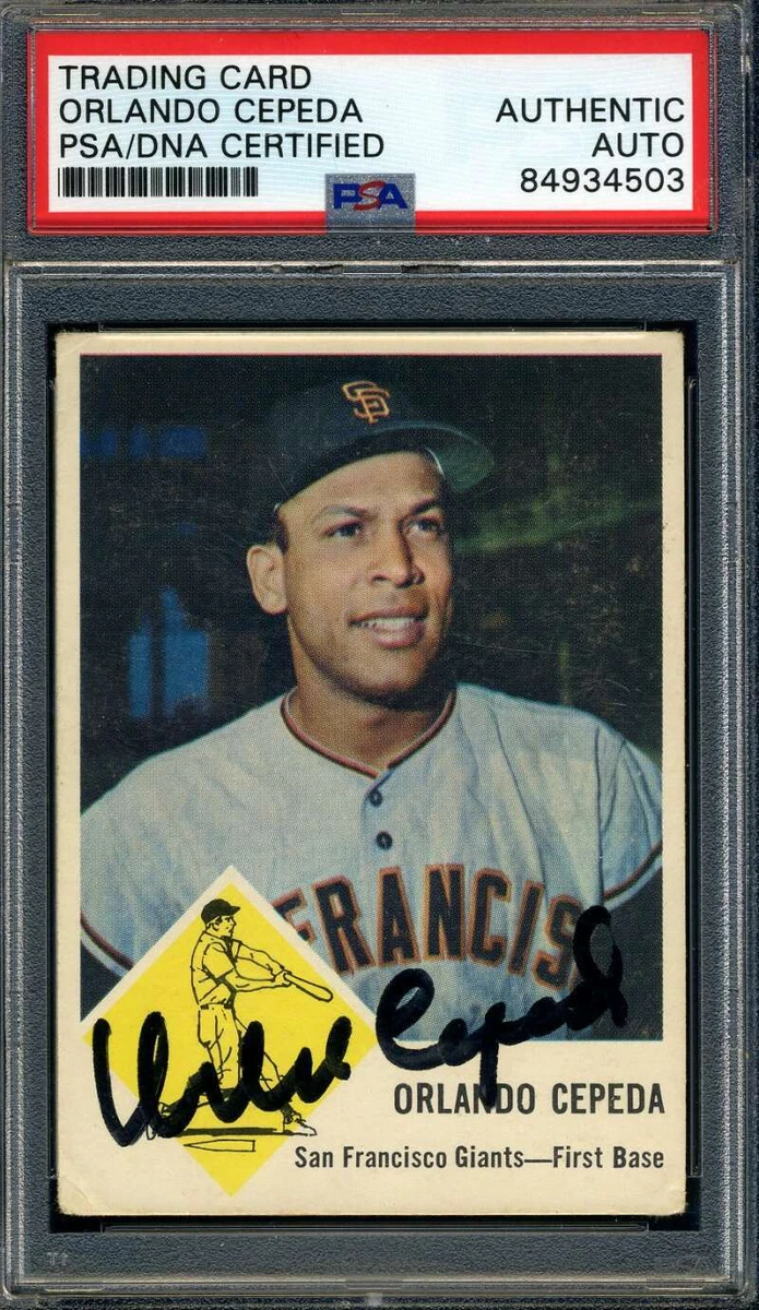 Orlando Cepeda Autographed Baseball Cards for sale | eBay