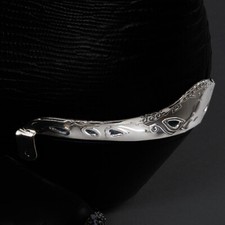 New Western Cowboy Boot Toe Tips - Silver -  HEEL GUARDS ONLY 