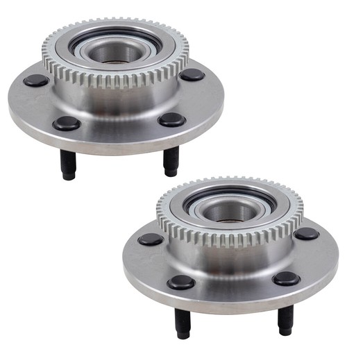 Pair Set Front Hubs & Bearings for 2000 2001 Dodge Ram 1500 Pickup 2