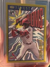 2023 Topps Finest Flashbacks Jordan Walker #158 Phenoms Gold Border RARE Rookie