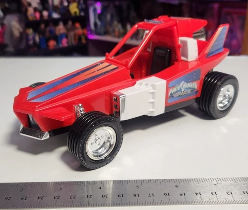 Vtg Power Rangers Bandai Space Red Galactic Rover Vehicle Toy Car 1998